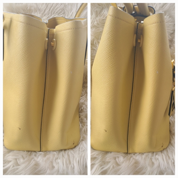 Prada Double Tote Saffiano Leather Color Ginestra - Picture 6 of 16